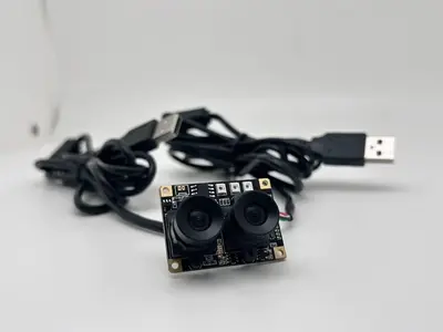 Yeni ürün 2 milyon renkli geniş dinamik + 2 milyon siyah beyaz USB dürbünlü kamera yüz tanıma 3D canlı algılama - 7