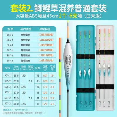 Day and Night Fishing Float Set, High Sensitivity, With Box - 7