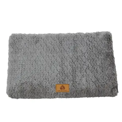 Washable Plush Dog Bed, Warm Winter Mat with Foam Egg-Crate Padding - 8