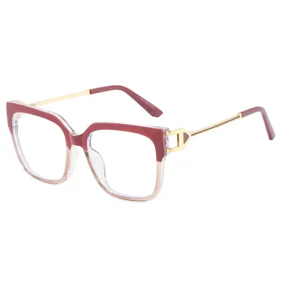 TR90 Square Blue Light Blocking Glasses Frame for Prescription Lenses - 10