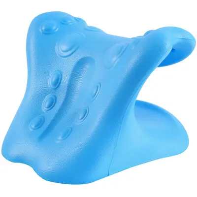 W-shaped cervical pillow, neck support, massage and traction - 8