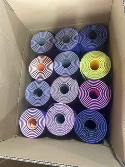 TPE Two-Color Yoga Mat, Thick Extra-Large, Non-Slip - 6