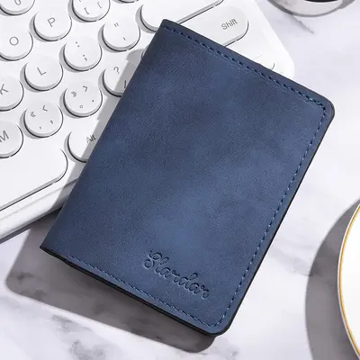Ultra-Thin Mini Men's Wallet with Card Holder, Soft - 10