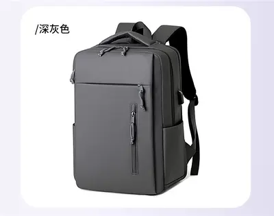 Shockproof Airbag Men's Backpack with USB Port and Laptop Compartment - 7