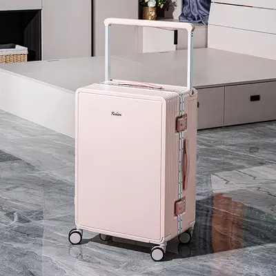 New Travel Luggage Wide Handle Trolley Case Unisex Student 24 Inch Carry-on Password Box Silent Universal Wheel Suitcase Lightweight - 11