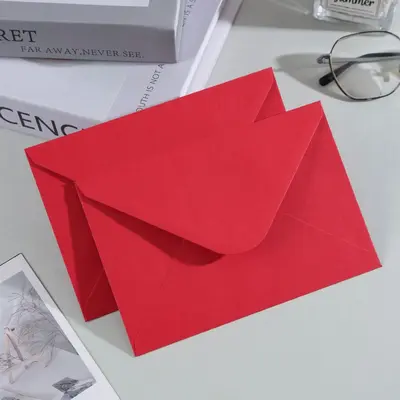 Retro Kraft Paper Envelopes, White, Multiple Sizes, for Cards and Letters - 8