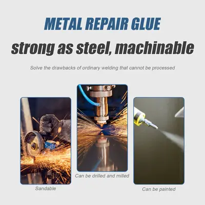 Rayhong Metal Casting Adhesive for Pore and Crack Repair, High-Temperature Resistant