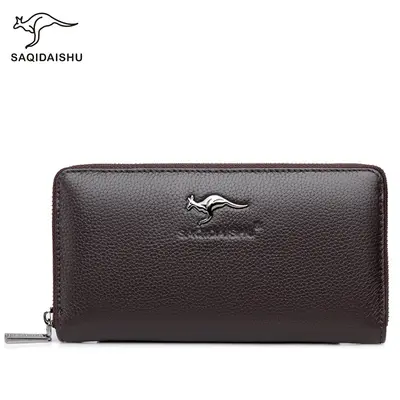 SAQIDAISHU Herren-Langbrieftasche mit mehreren Kartenfächern - 3