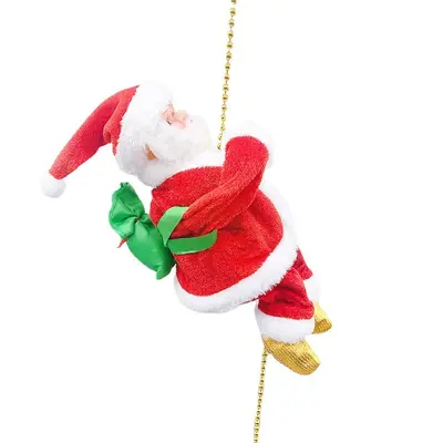Elektrikli Tırmanan Noel Baba Oyuncak, Boncuklu