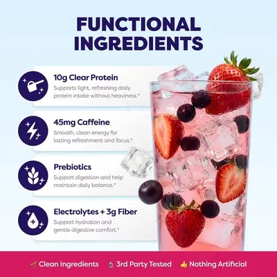 Сывороточный протеин в порошке, кроссбордерный бестселлер CLEARPROTEIN Refreshers 300 г, добавка, оптовая продажа от производителя - 4