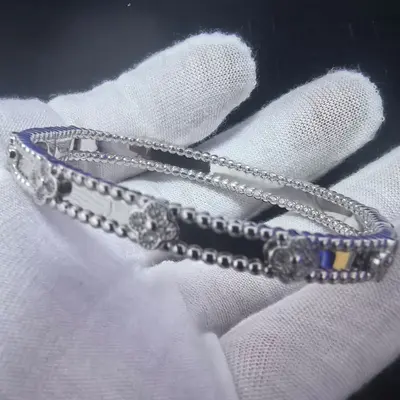 Kalejdoskop bilezik, 18K altın kaplama, açılabilir - 6