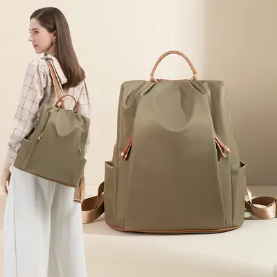 Women's Lightweight Anti-Theft Backpack Oxford Fabric Travel