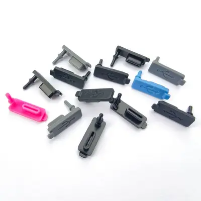 USB Type-C 6x16 silicone dust cap female port plug