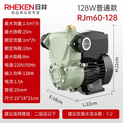 Rijing Smart Fully Automatic Booster Water Pump, Self-Priming, 220V - 6
