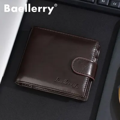 Men's Short Wallet with Multiple Card Slots and Driver's License Holder - 4