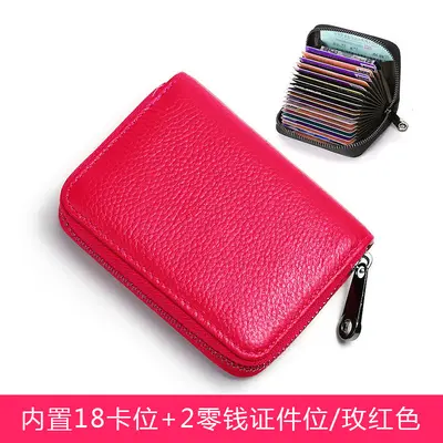 Men's Card Holder with RFID-Style Protection and Multiple Card Slots - 12