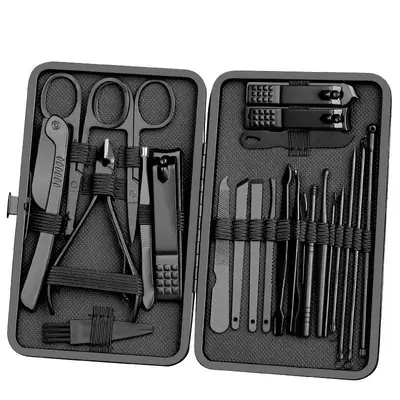 Men's Nail Clipper Set, Complete Kit, Dead Skin Remover, Pedicure Tool - 6