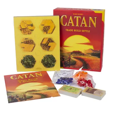 English CATAN Island Board Game, Base Edition and Expansion