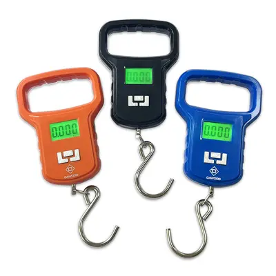 Factory Direct Supply 50kg Portable Electronic Hand Scale Fish Scale Express Delivery Handheld Electronic Scale A09 Hook Scale
