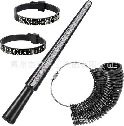 Ring Sizer Set with Measuring Sticks and Ring Stretcher - 8