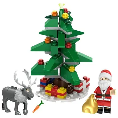 Animal Cognition Building Blocks, Crocodile, Cow, Shark, Tiger, Small Pieces - 6
