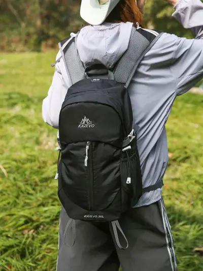 Hiking and trekking backpack, lightweight, multifunctional