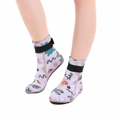 Kinder-Tauchsocken Tarnmuster rutschfest - 8