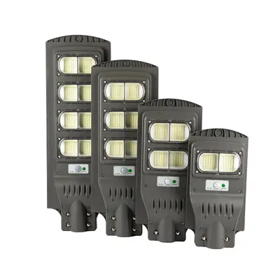 Solar Street Light with Motion Sensor, Waterproof Outdoor