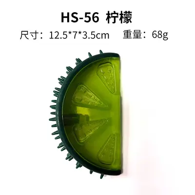 水果形狗狗玩具菠萝西瓜柠檬香橙磨牙互动啃咬咬胶玩具厂家供应