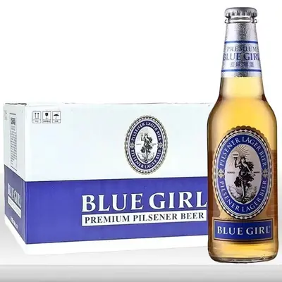 Yerli Mavi Kız Sarı Bira 330ml x 24 Şişe - 1
