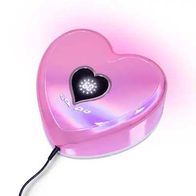Professional UV nail lamp, dual light source, cordless