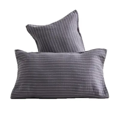 Pure Cotton Gauze Pillow Towel 2-Pack with Fixing Straps