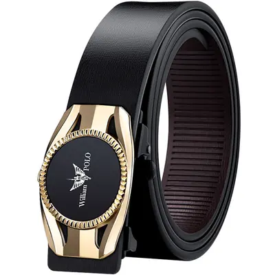Emperor Paul Genuine Leather Men's Belt with Alloy Buckle Waist Band Guangzhou Men's Luxury Wholesale - 11