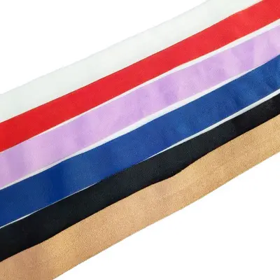 Renkli Naylon Kenar Bandı 1,5 cm, Lastikli Elastik Şerit - 6