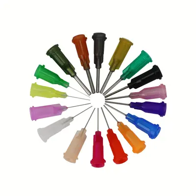 1/2 Inch Plastic Distribution Needle Tip for Syringes - 6
