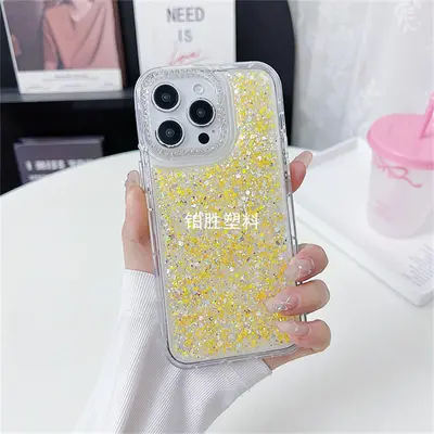 亚马逊适用于苹果IPhone 14新款闪粉14 Plus透明防摔14 Pro手机壳 - 13