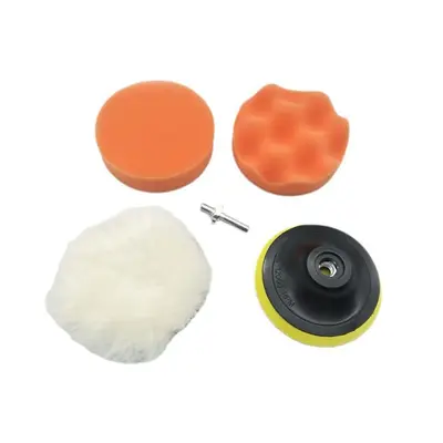 Grenzüberschreitender Spot 3-Zoll-Schwamm-Polierpads-Set zum Polieren und Schleifen von Farbe, Polierwerkzeug zur Kratzerreparatur, Schwammrad