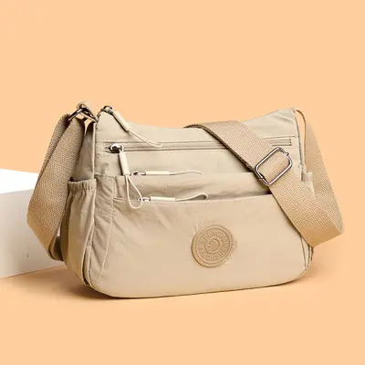 (with Middle Layer) Cross-border Best-seller 2025 New Multi-layer Casual Lightweight Single Shoulder Bag Middle-aged Mom Bag Crossbody Bag