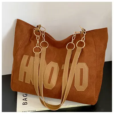 Large Capacity Women's Canvas Shoulder Tote Bag, Spring Style - 10