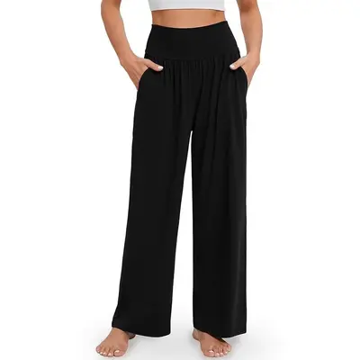Women's Casual Flared Yoga Jogger Pants, Slim Fit