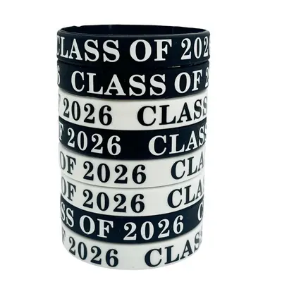 Class of 2025 Themed Silicone Graduation Bracelet