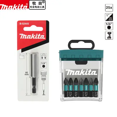 Makita tornavida ucu, altıgen yıldız ve çapraz uç, kısa uçlu