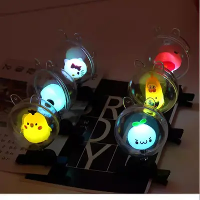 LED-Leuchten-Bobo-Ball-Haarspange, Cartoon-Design