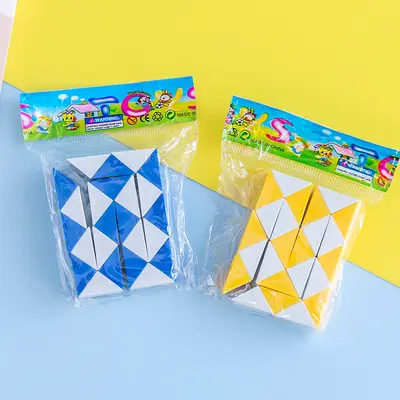 Small 24-Section Transformable Magic Ruler Cube, Children's Educational Toy - 5