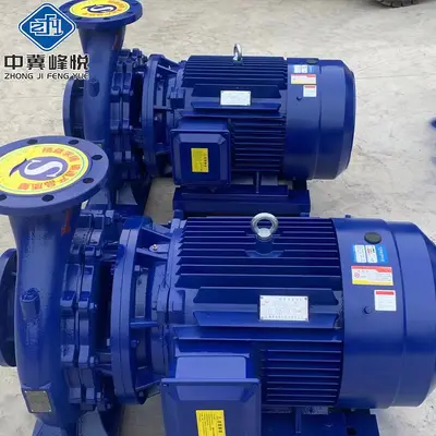 ISG boru hattı sirkülasyon pompası ISW125-200 yüksek katlı sprey kulesi sirkülasyon pompası sıcak ve soğuk su ısıtma patlamaya dayanıklı takviye pompası