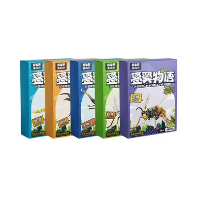 Nagu Puzzle 3D Insect Acrylic Puzzle Building Blocks Museum Cultural Creative Children's Simulation Toy
