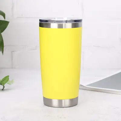 Vakumlu Paslanmaz Çelik Araba Bardağı, 20oz, Yalıtımlı, Buz Bardağı - 11