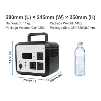 Power Tank 220V Portable Power Station for Outdoor Emergency Energy Storage - 4