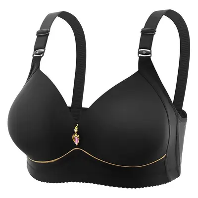 Plus Size Wireless Gathering Bra, Breathable - 5