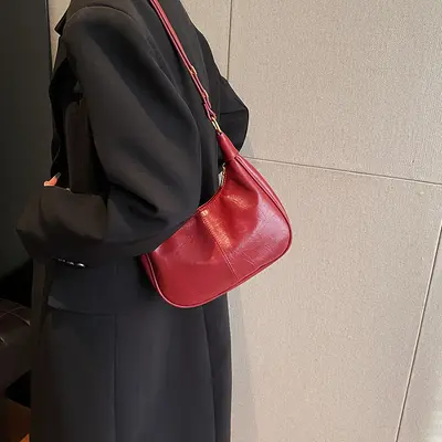 Women's Korean-Style Underarm Shoulder Bag for Everyday and Work - 3